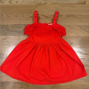 Janie and Jack Vibrant Red Casual Dress
